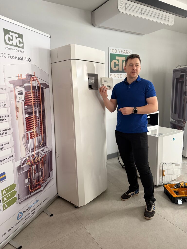 Szkolenie na temat szwedzkich pomp ciepła CTC