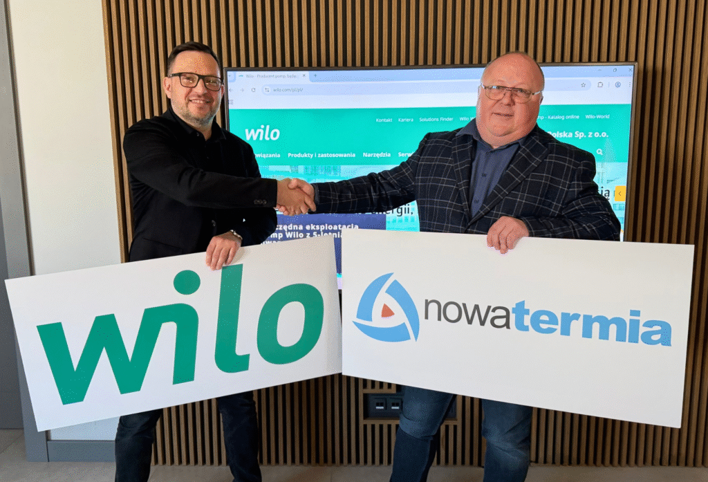Nowatermia rozpoczyna współpracę z Wilo
