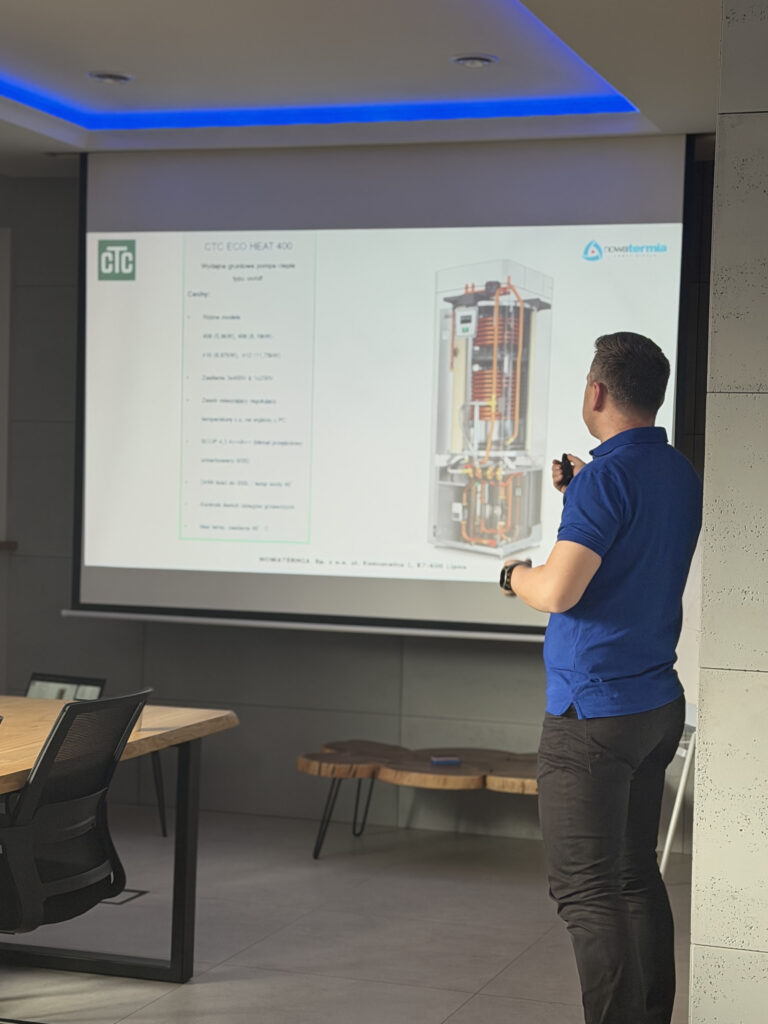 Szkolenie na temat szwedzkich pomp ciepła CTC