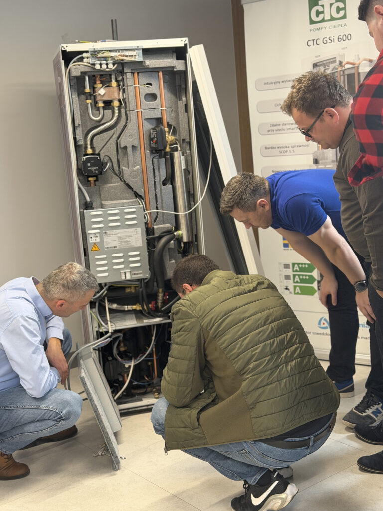 Szkolenie na temat szwedzkich pomp ciepła CTC