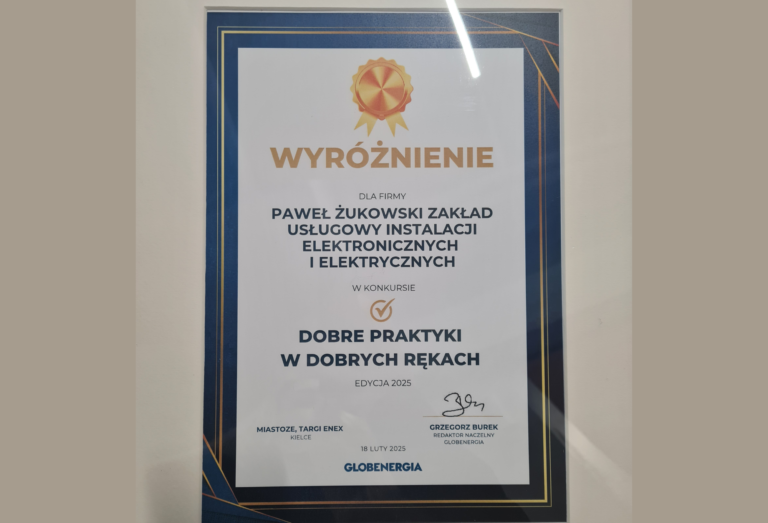 Wyróżnienie Dobre Praktyki w dobrych Rękach Paweł Żukowski CTC