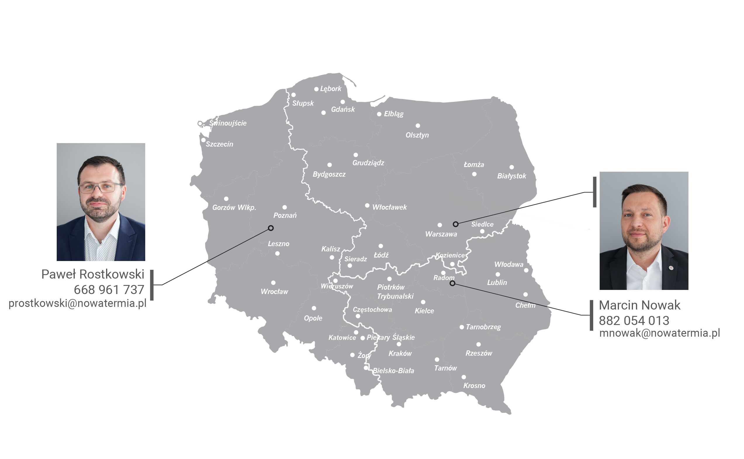 mapka regiony handlowe 2021 Mapa handlowa